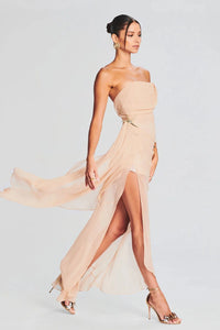 RETROFETE CHAYLYNN DRESS IN DUSTY PEACH