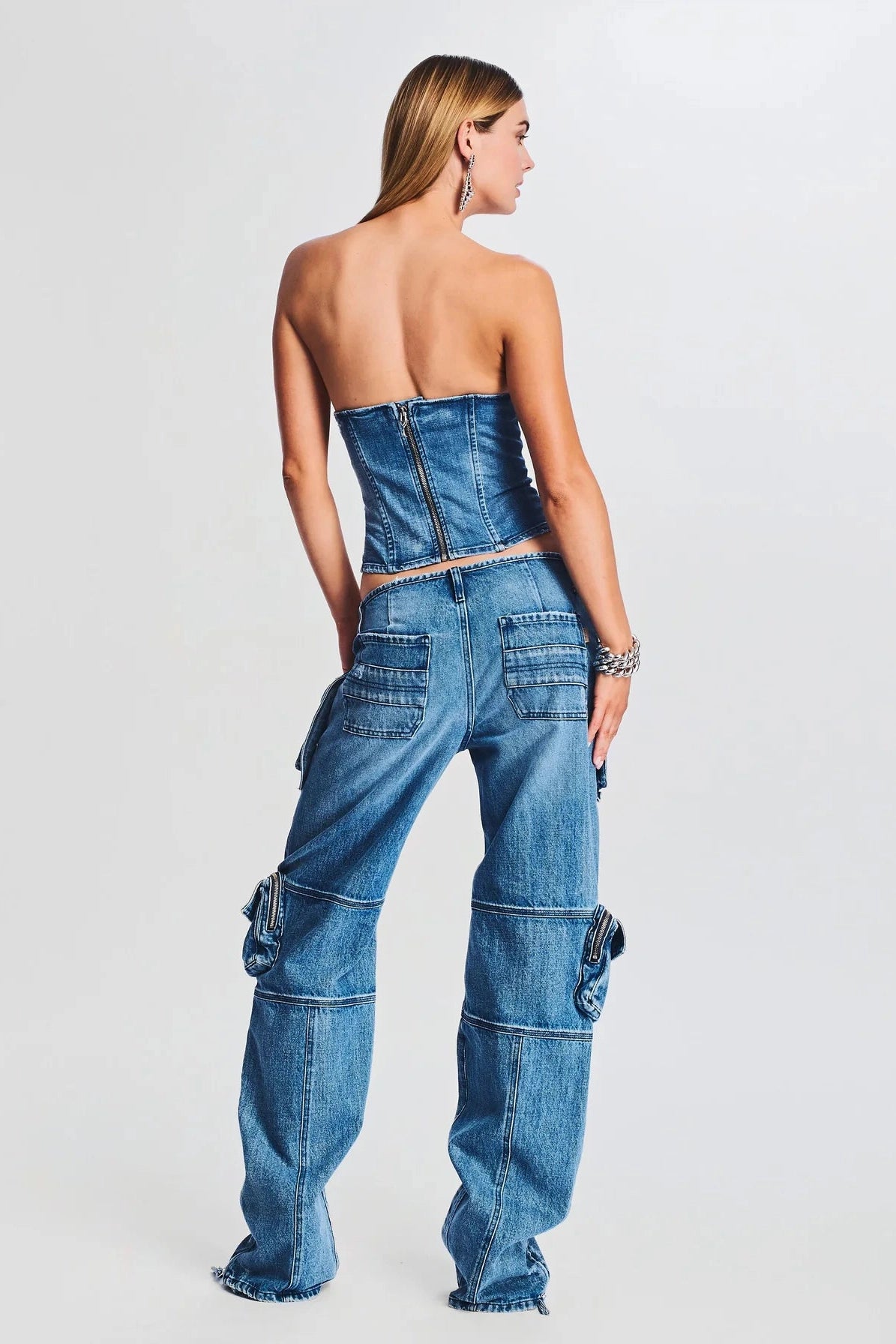 RETROFETE TAMMY CARGO JEAN IN SEA