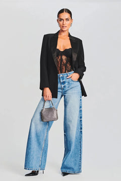 RETROFETE OTTO BODYSUIT IN BLACK-BODYSUIT-RETROFETE-Big Drop NYC