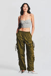 SEROYA ALBA CARGO PANT IN FORT GREENE