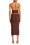 SER.O.YA PIA MESH MIDI SKIRT IN COCONUT-BOTTOM-SEROYA-Big Drop NYC