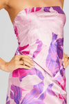 RETROFETE SKYE SILK DRESS IN LAVENDER BOTANICAL-DRESSES-RETROFETE-Big Drop NYC