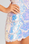 RETROFETE AVALEE SEQUIN DRESS IN PINK-DRESS-RETROFETE-Big Drop NYC