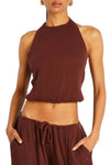 SER.O.YA YEN HALTER TOP IN COCONUT-TOP-SEROYA-Big Drop NYC