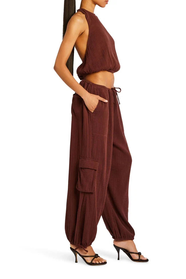 SER.O.YA YEN HALTER TOP IN COCONUT-TOP-SEROYA-Big Drop NYC