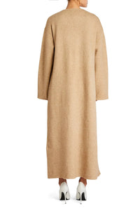 SEROYA MEGUMI KNIT ROBE IN TAN