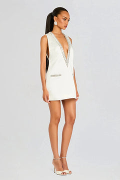 NANCIE EMBELLISHED DRESS