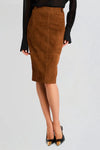 RETROFETE MARCELLA SUEDE SKIRT IN CINNAMON-BOTTOM-RETROFETE-Big Drop NYC