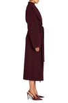 SEROYA MAVIS WOOL COAT IN MERLOT