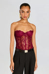 RETROFETE OTTO BODYSUIT IN MULBERRY