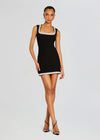 RETROFETE BEXLEY DRESS IN BLACK