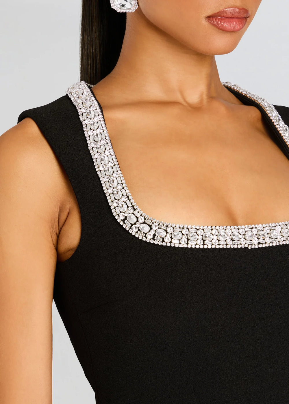 RETROFETE BEXLEY DRESS IN BLACK