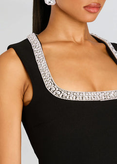 RETROFETE BEXLEY DRESS IN BLACK