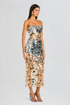 RETROFETE MISCHA SEQUIN DRESS IN SILVER