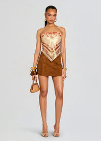 NOELLE SILK TOP