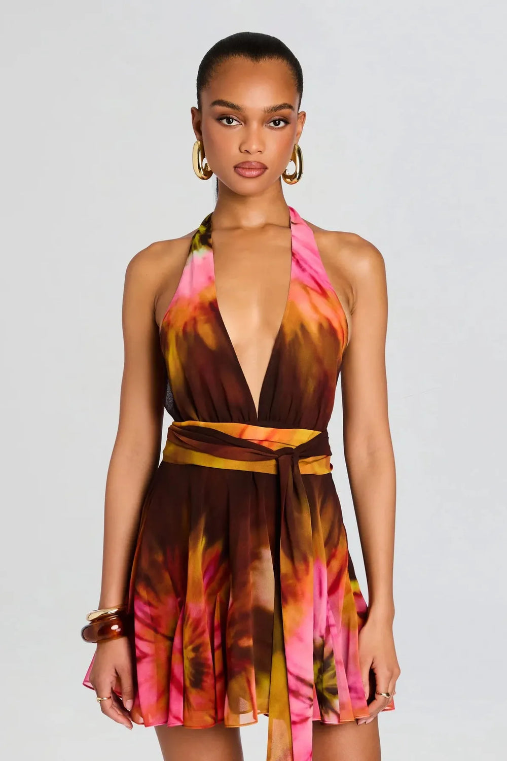 BRIOLA CHIFFON DRESS