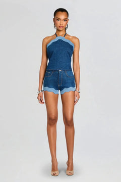 RHONDA DENIM TOP