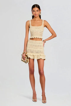 FLORRIE CROCHET SKIRT