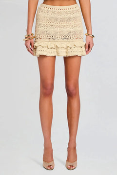 FLORRIE CROCHET SKIRT