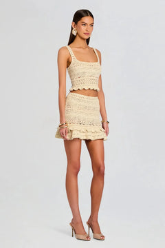 FLORRIE CROCHET SKIRT