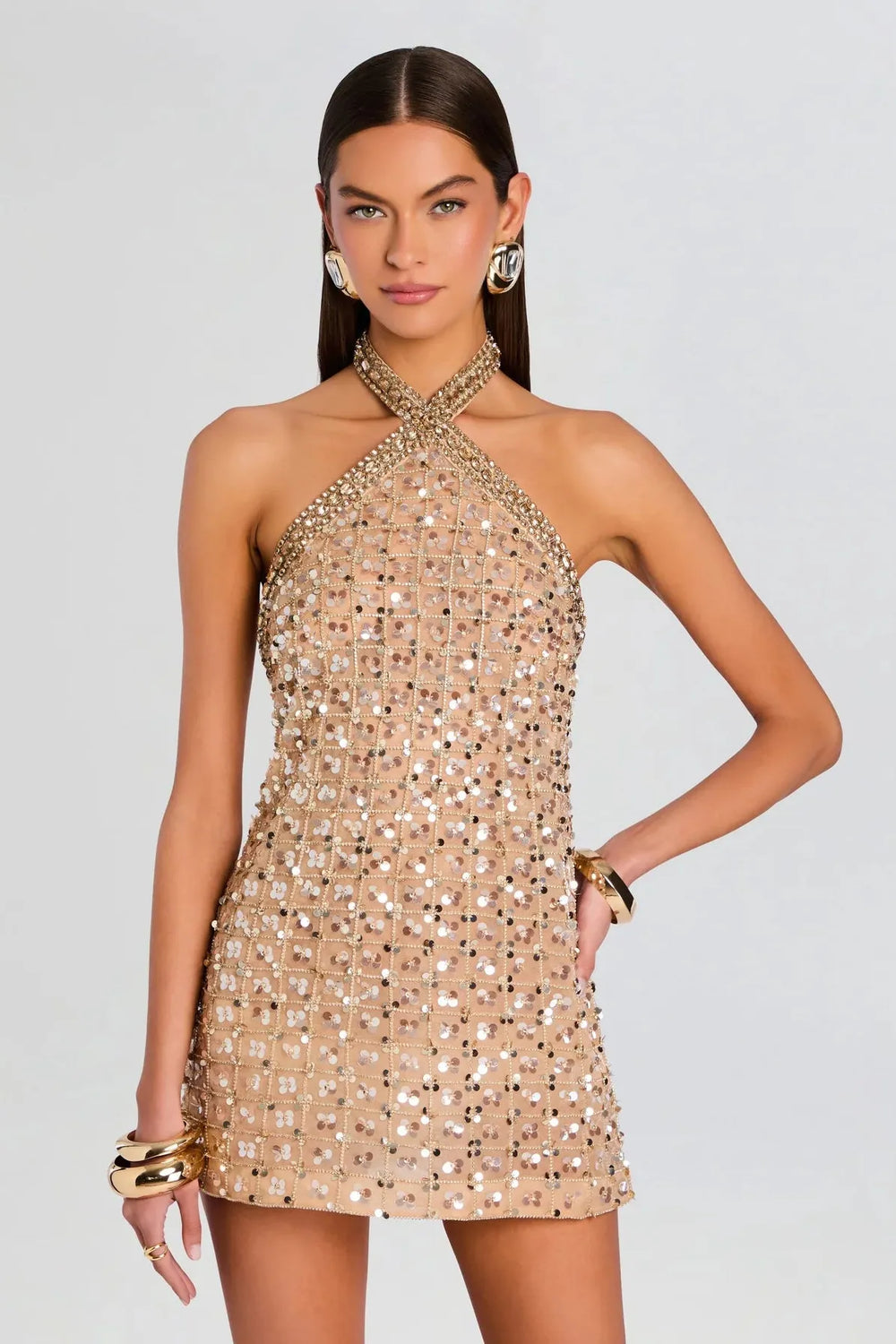 JANNETH EMBROIDERED DRESS