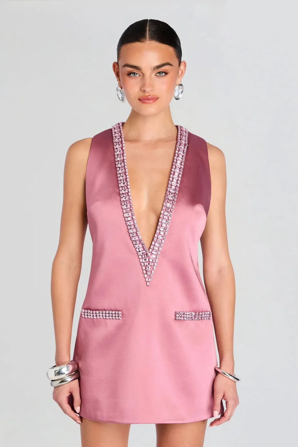 NANCIE EMBELLISHED DRESS
