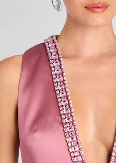 NANCIE EMBELLISHED DRESS