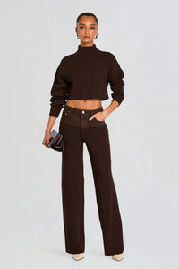 CARMEN MID CROPPED SWEATER
