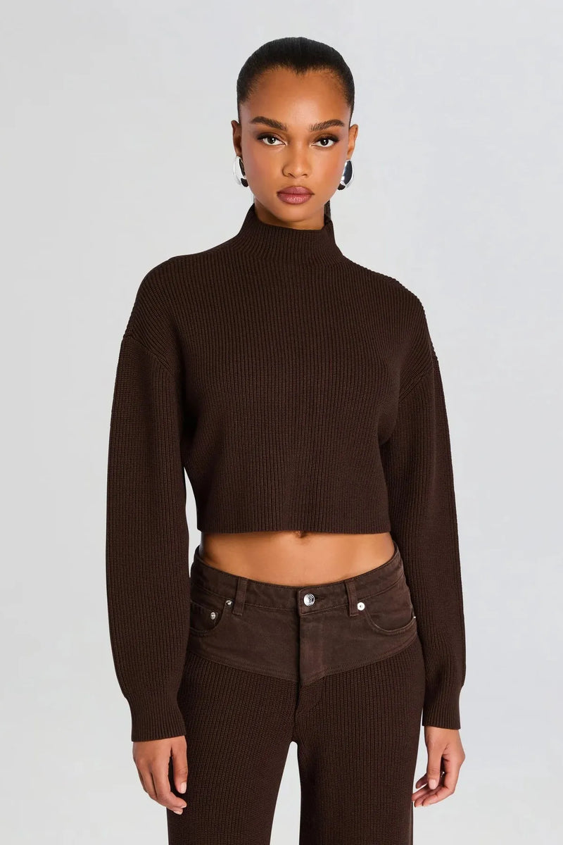 CARMEN MID CROPPED SWEATER