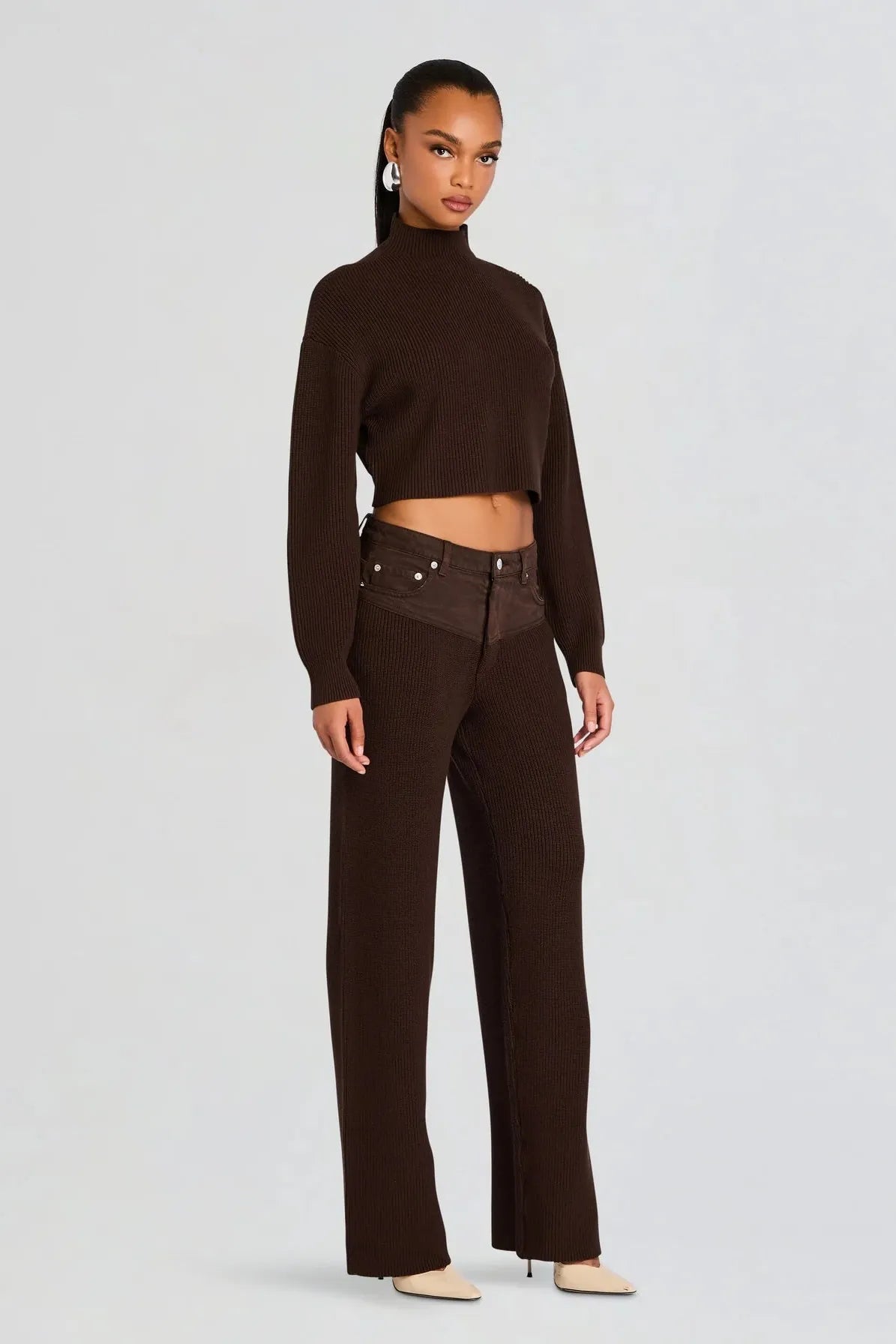 CARMEN MID CROPPED SWEATER