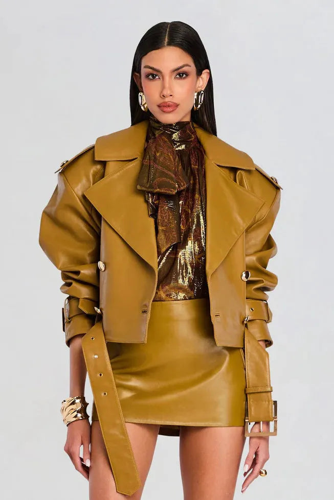 MALENE LEATHER JACKET