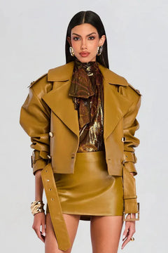 MALENE LEATHER JACKET