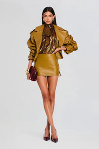 MALENE LEATHER JACKET