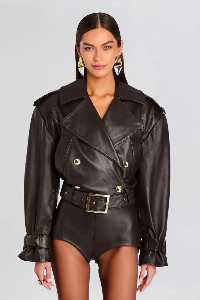 MALENE LEATHER JACKET