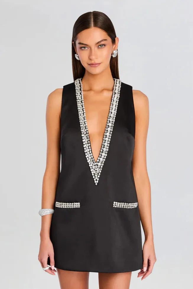 NANCIE EMBELLISHED DRESS