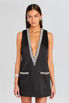 NANCIE EMBELLISHED DRESS