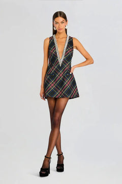 NANCIE EMBELLISHED DRESS