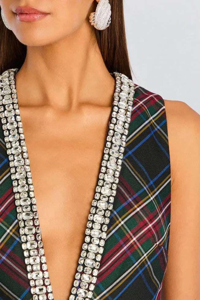 NANCIE EMBELLISHED DRESS