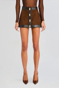 LISBETH LEATHER SKIRT