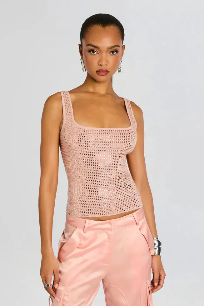 MARZIA EMBELLISHED TOP