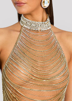 MURPHEE EMBELLISHED DRESS