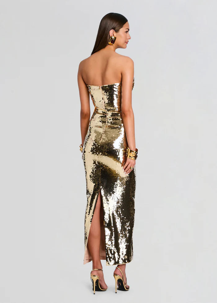 AMULET EMBELLISHED DRESS