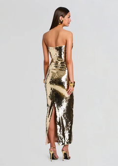 AMULET EMBELLISHED DRESS