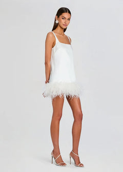 RAGNA FEATHER DRESS