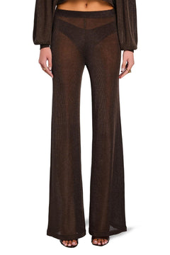 SHELDON METALLIC KNIT PANT