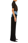 SEROYA CHANI KNIT DENIM PANT IN BLACK/RIVER