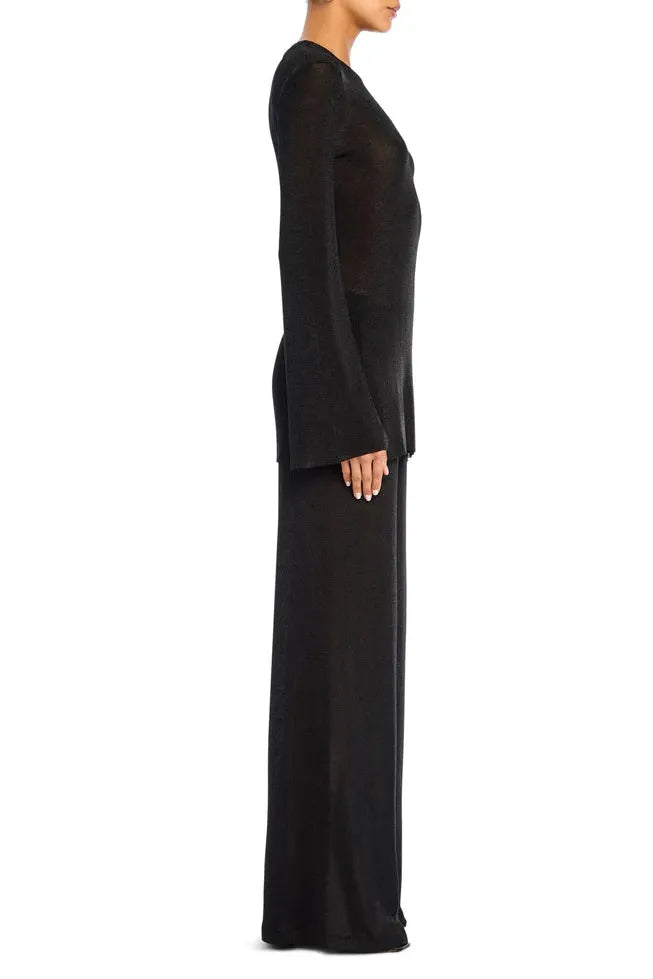 SHELDON METALLIC KNIT PANT