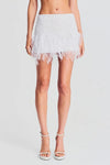RETROFETE VALLI SKIRT IN WHITE PEARL