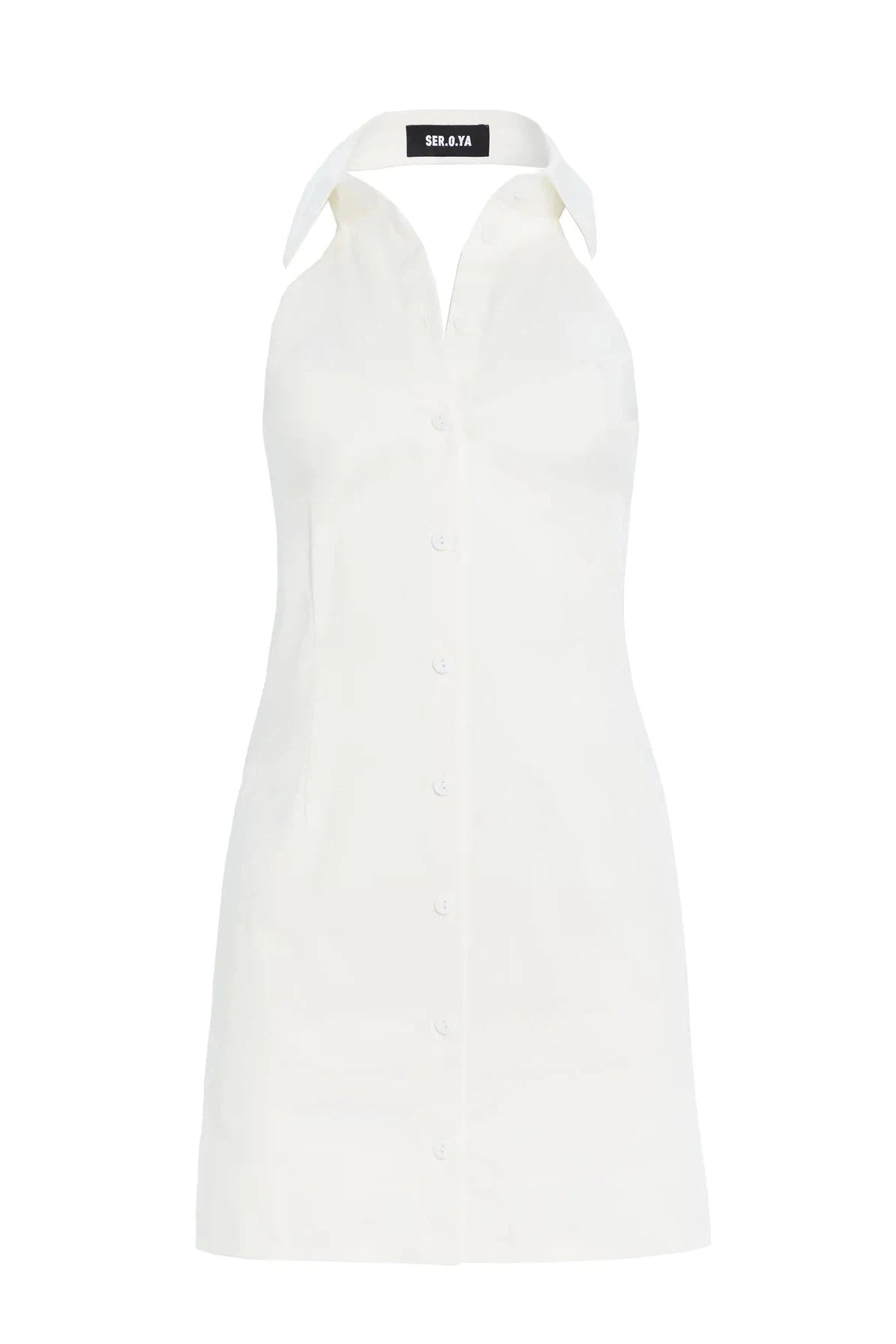 SER.O.YA ROSELINE DRESS IN WHITE-DRESS-SEROYA-Big Drop NYC