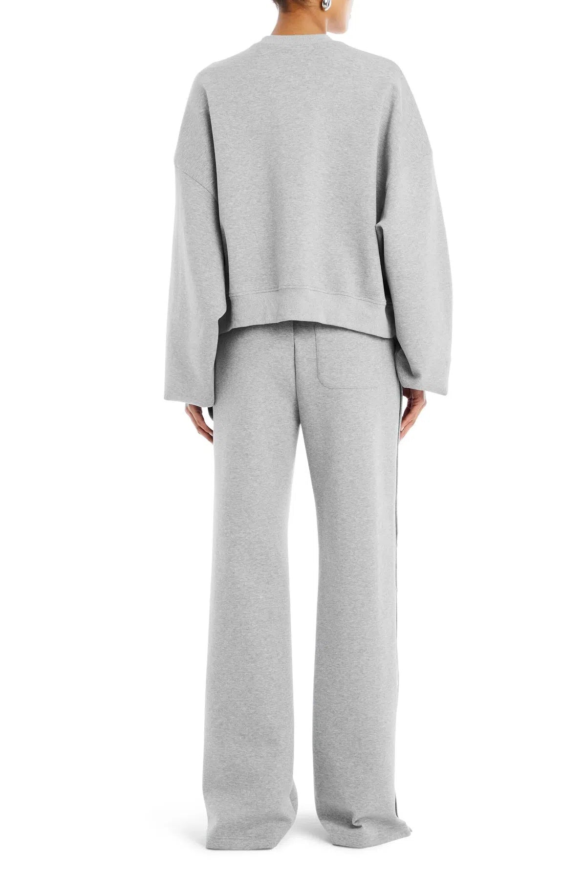 SEROYA CALLA SWEATSHIRT IN HEATHERED GREY